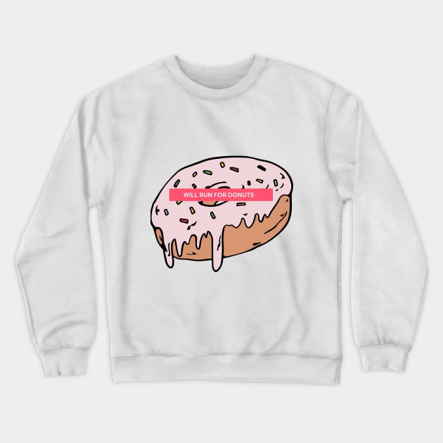 Donut Lovers Crewneck Sweatshirt by BlabLabel